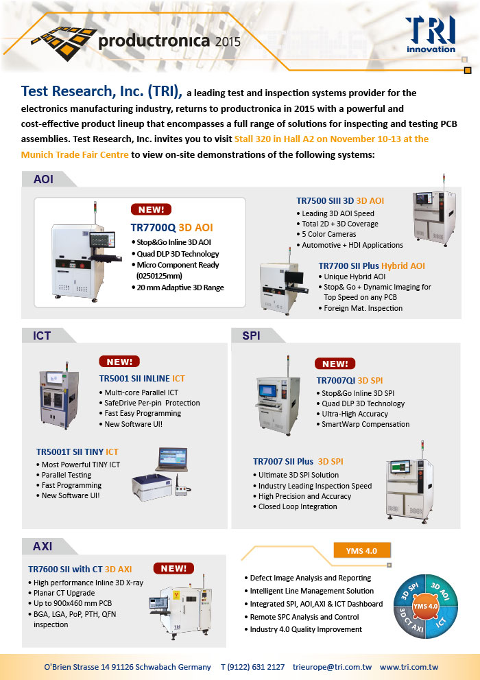 Productronica 2015 Invitation